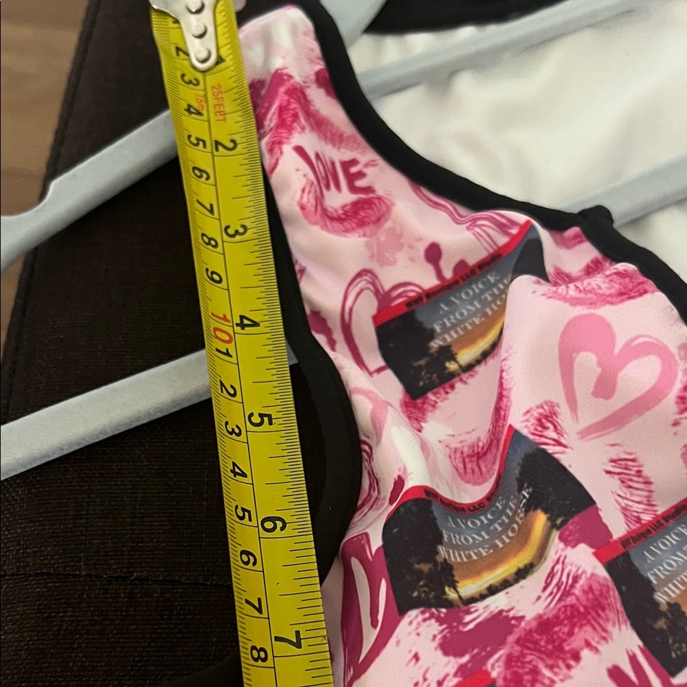 #* 038= Pink Black Graphic Sport Top WHT Boutique - Picture 3 of 10